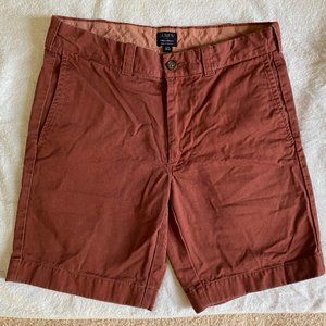 J Crew Gramercy Shorts - Nantucket Red - Size 30